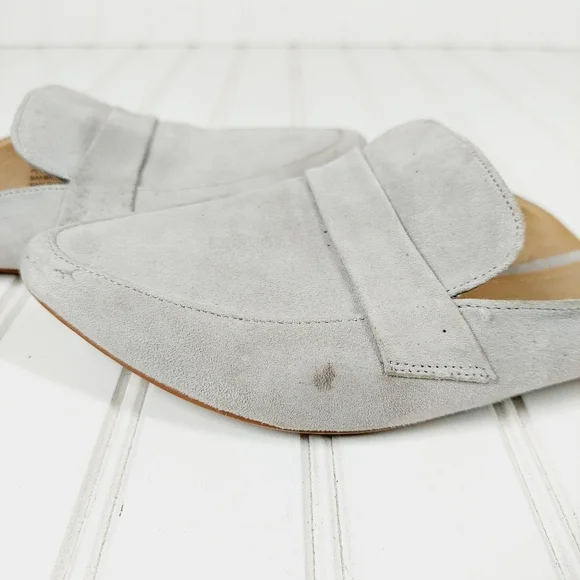 Steve Madden Gray Suede Flavor Flat Mule F922 - Picture 11 of 14